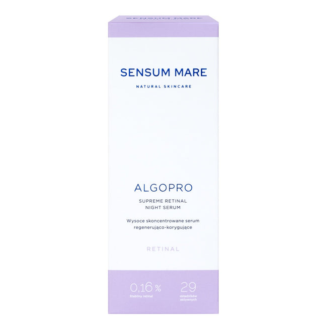 Sensum Mare Algopro wysoce skoncentrowane serum regenerująco-korygujące z 0.16% retinalem 30ml
