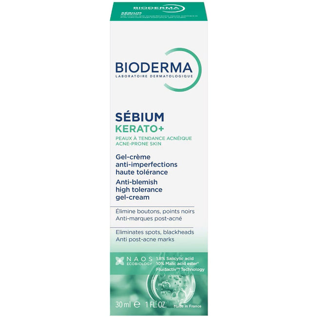 Bioderma Sebium Kerato+ żel-krem przeciw niedoskonałościom 30ml