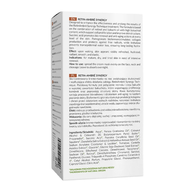 APIS Retin-Ambre Synergy Home terApis kremo-maska na noc z retinolem i kwasem bursztynowym 50ml