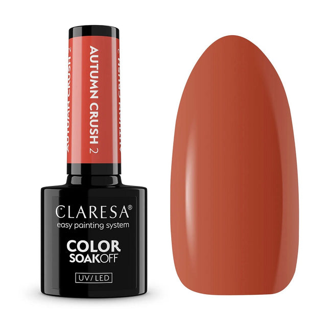 Claresa Color Soak Off UV/LED Autumn Crush lakier hybrydowy 5g
