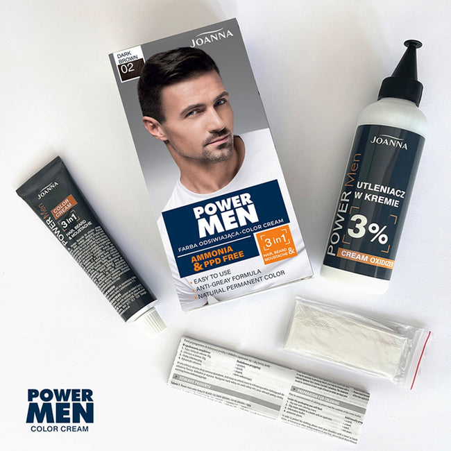 Joanna Power Men Color Cream farba odsiwiająca