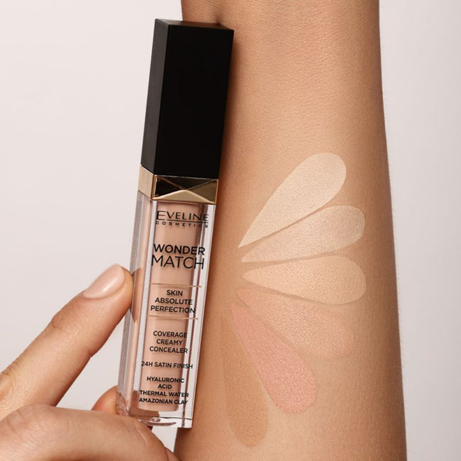 Eveline Cosmetics Wonder Match kryjący korektor w płynie 7ml