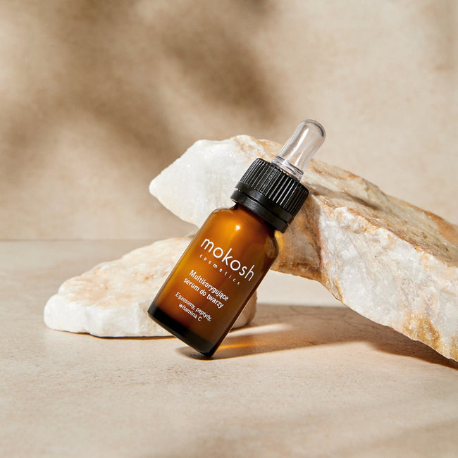 Mokosh Multikorygujące serum do twarzy Róża z jagodą 12ml