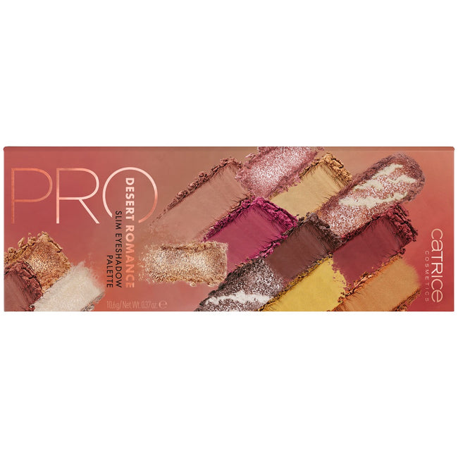 Catrice Pro Desert Romance Slim Eyeshadow Palette paleta cieni do powiek 010 Destination Love 10.6g