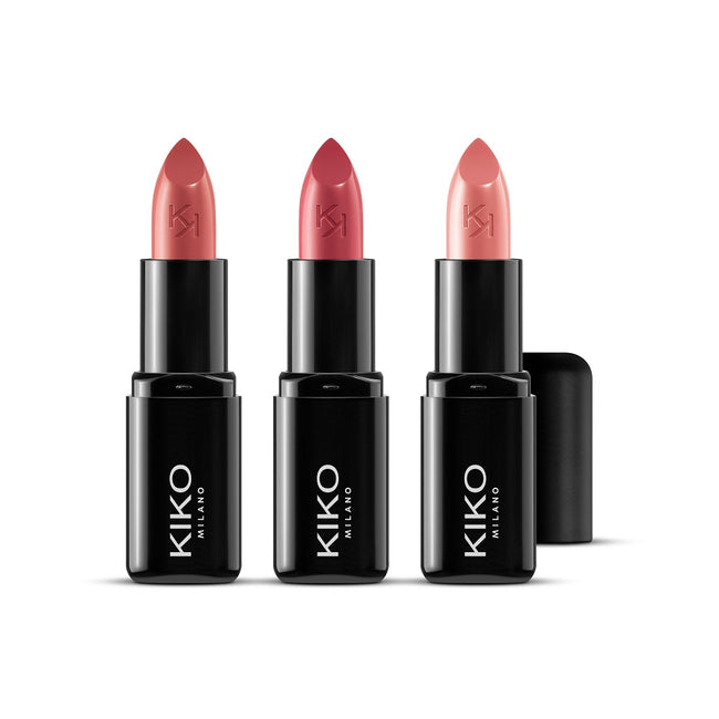 KIKO Milano Smart Fusion Lip Set zestaw błyszczących pomadek do ust 03 Rosy Dream 3x3g