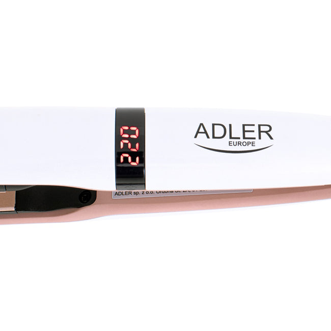 Adler Prostownica ceramiczna z kontrolą temperatury AD 2321 Perłowa biel
