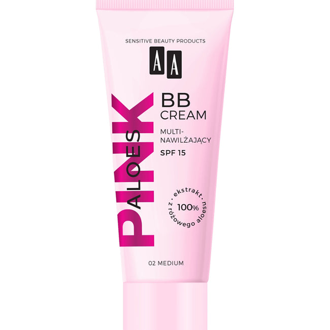 AA Aloes Pink multinawilżający krem BB 30ml