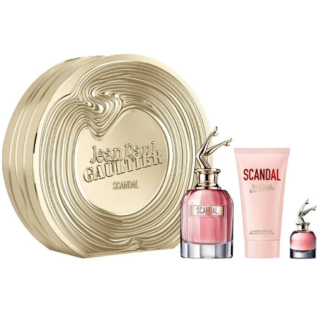 Jean Paul Gaultier Scandal zestaw woda perfumowana spray 80ml + woda perfumowana spray 6ml + balsam do ciała 75ml