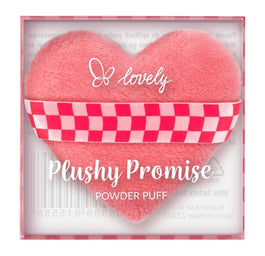 Lovely Plushy Promise puszek do pudru w kształcie serca