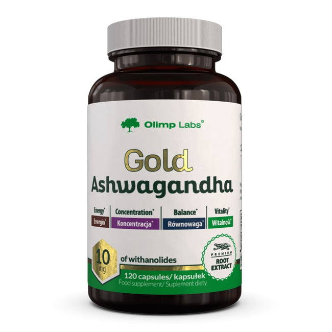 Olimp Labs Gold Ashwagandha suplement diety 120 kapsułek