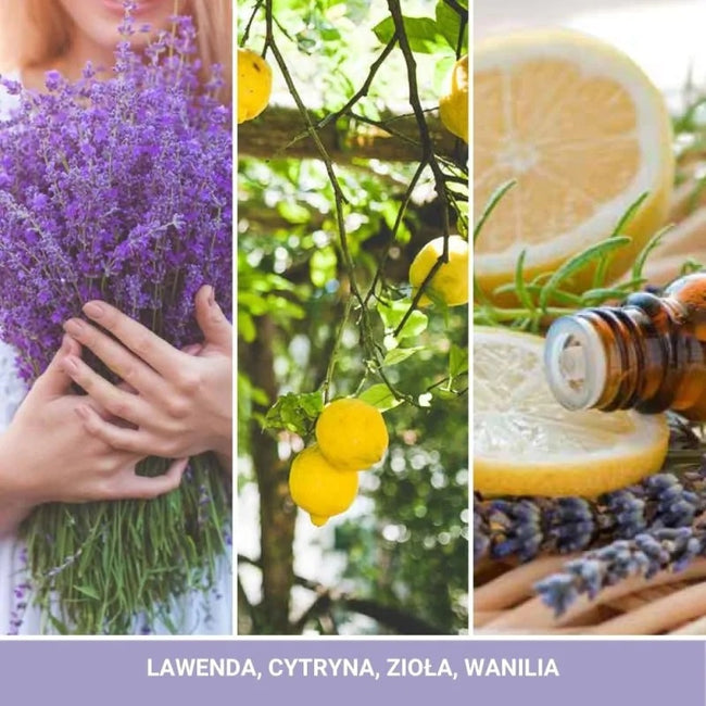 Yankee Candle Średnia świeca zapachowa Lemon Lavender 368g