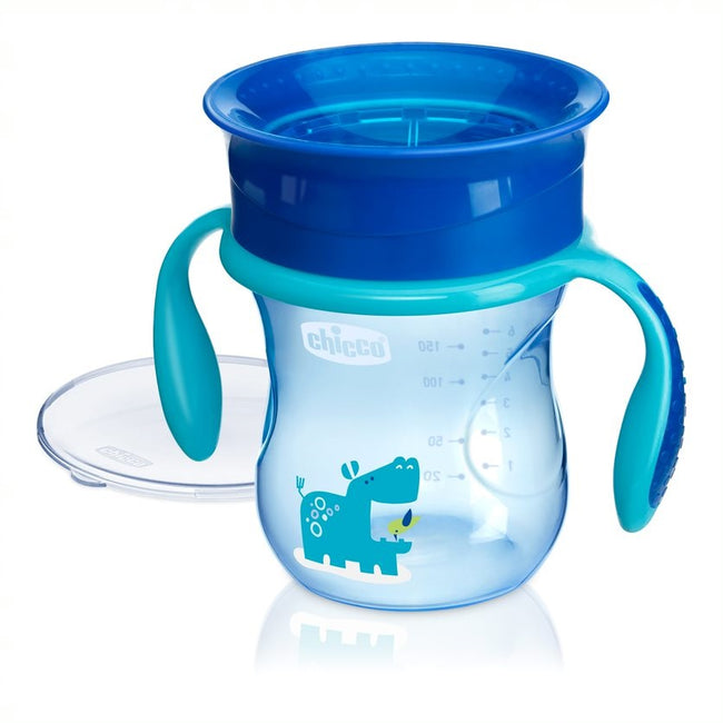 Chicco Perfect Cup 360° kubek do nauki samodzielnego picia 12m+ Boy 200ml