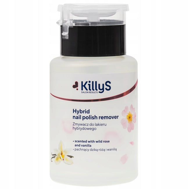 KillyS Zmywacz do lakieru hybrydowego Dzika Róża & Wanilia 150ml