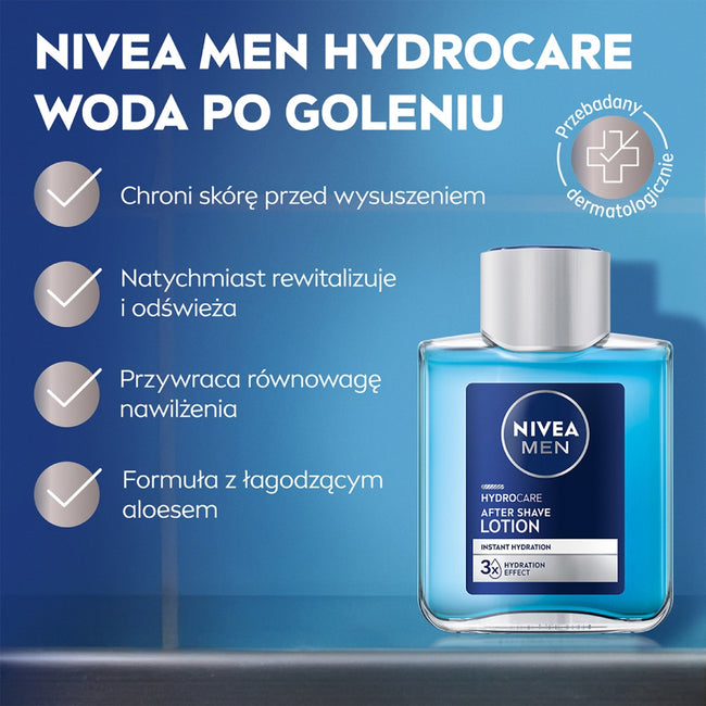 Nivea Men Hydrocare odświeżająca woda po goleniu 100ml
