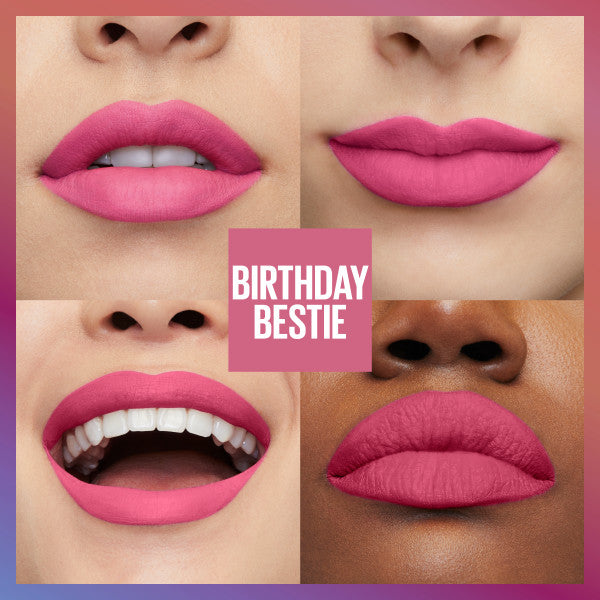 Maybelline Super Stay Matte Ink B-day Edition długotrwała pomadka do ust w płynie