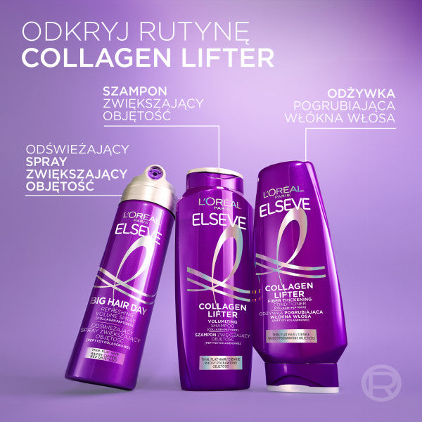L'Oreal Paris Elseve Collagen Lifter odżywka pogrubiająca włókna włosa 200ml