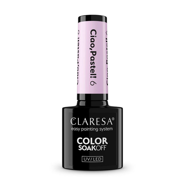 Claresa Color Soak Off UV/LED Ciao Pastel! lakier hybrydowy 5g