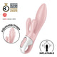 Satisfyer Air Pump Bunny 3 wibrator typu króliczek Rose