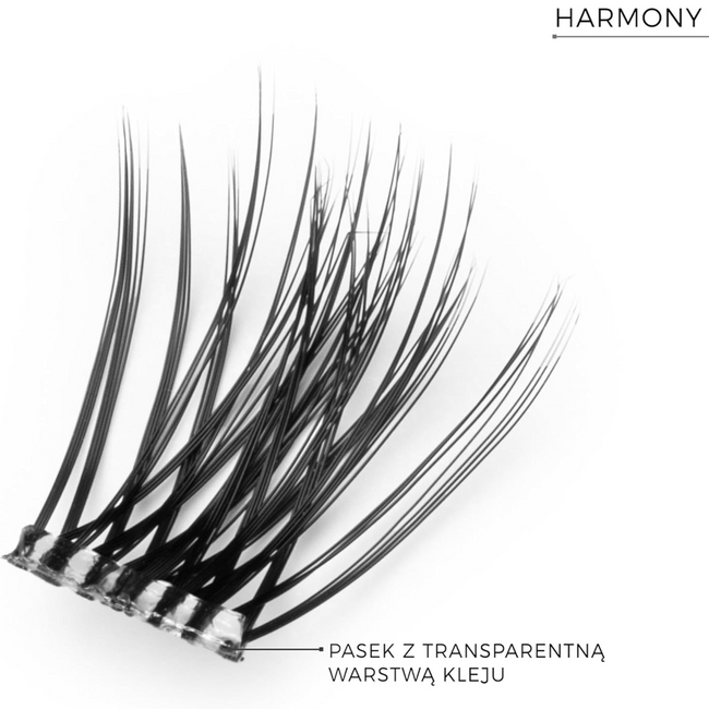 Nanolash DIY Eyelash Extensions Stick & Go kępki sztucznych rzęs z aplikatorem