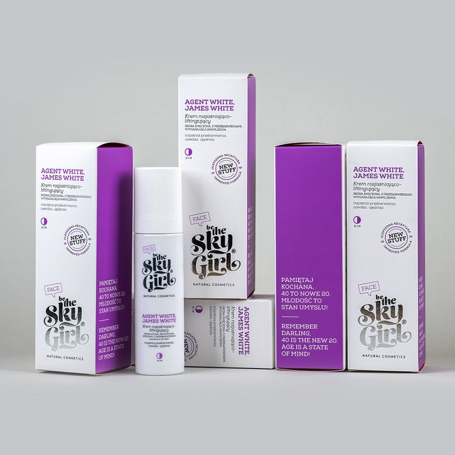 Be The Sky Girl Krem rozjaśniająco-liftingujący Agent White James White 50ml