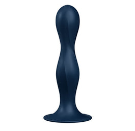 Satisfyer Double Ball-R dildo z kulkami gejszy Dark Blue