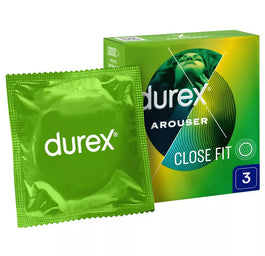 Durex Arouser prezerwatywy prążkowane 3szt