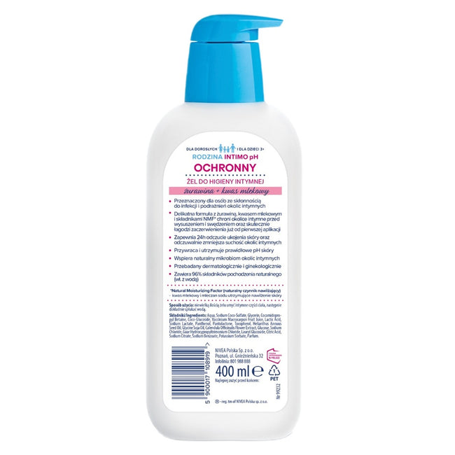 Bambino Rodzina Intimo pH ochronny żel do higieny intymnej 400ml