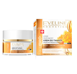 Eveline Cosmetics Facemed+ 3w1 lekki odżywczy krem do twarzy przeciw przesuszaniu 50ml