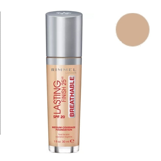 Rimmel Lasting Finish 25HR Breathable super trwały podkład do twarzy SPF