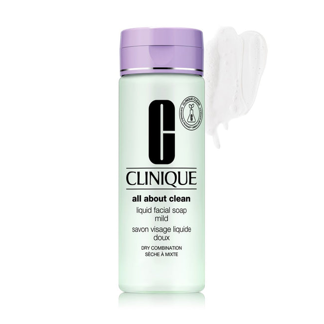 Clinique All About Clean™ Liquid Facial Soap Mild mydło w płynie do twarzy dla skóry mieszanej 200ml