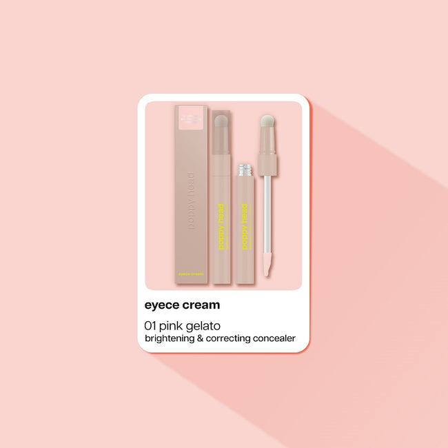 Poppy Head Eyece Cream rozświetlająco-korygujący korektor pod oczy 1szt.