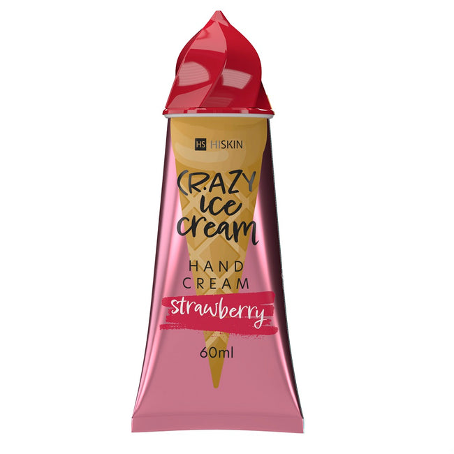 HiSkin Crazy Ice Cream krem do rąk Truskawka 60ml