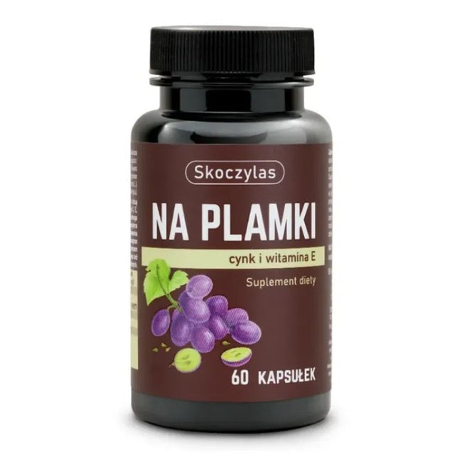 Skoczylas Na Plamki cynk i witamina E suplement diety 60 kapsułek