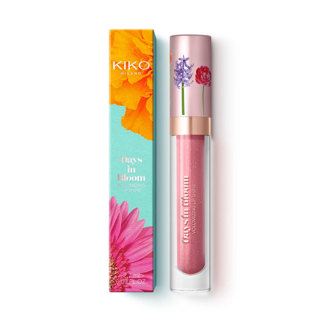 KIKO Milano Days in Bloom Volumizing Lip Shine błyszczyk powiększający usta o promiennym wykończeniu