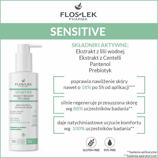 Floslek Sensitive kojący balsam do ciała 175ml