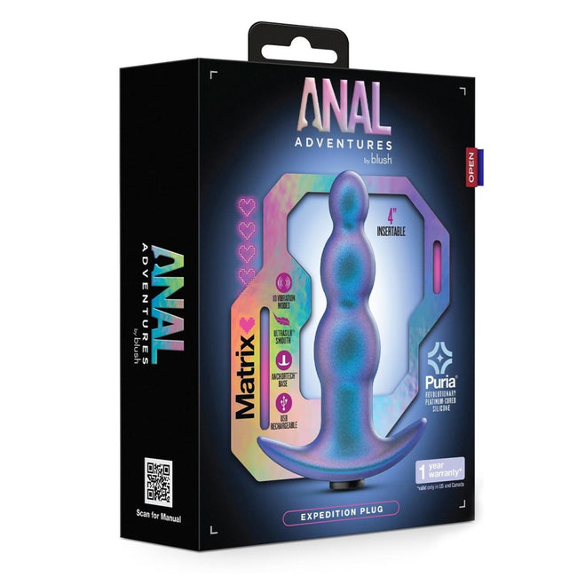 Blush Anal Adventures Matrix Expedition korek analny Lunar Blue