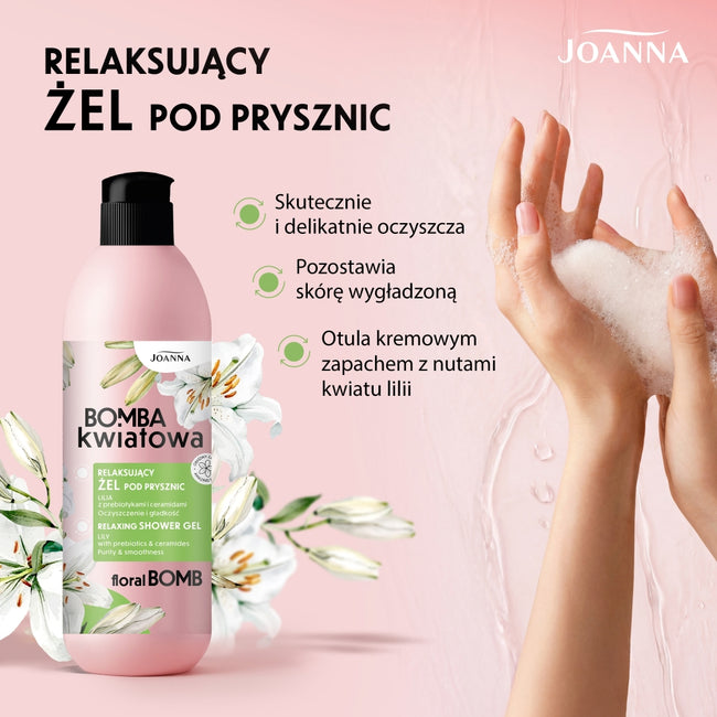 Joanna Bomba Kwiatowa relaksujący żel pod prysznic lilia 500ml