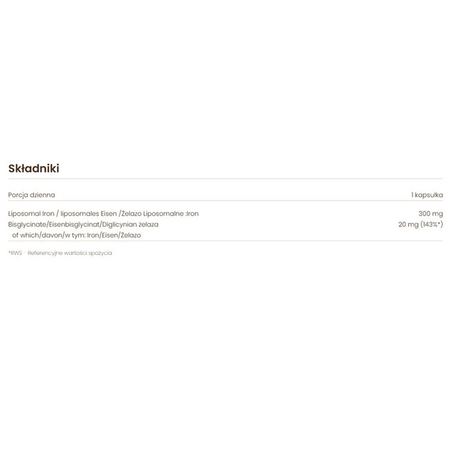 Doctor Life MaxFerrin 20mg suplement diety 60 kapsułek