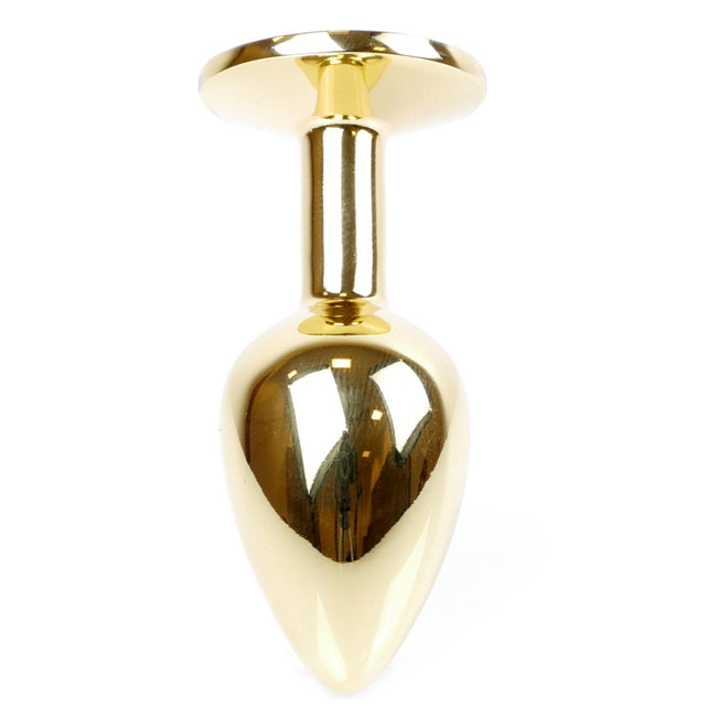 MyLove Butt Plug Collection Jewellery Gold metalowy korek analny Red