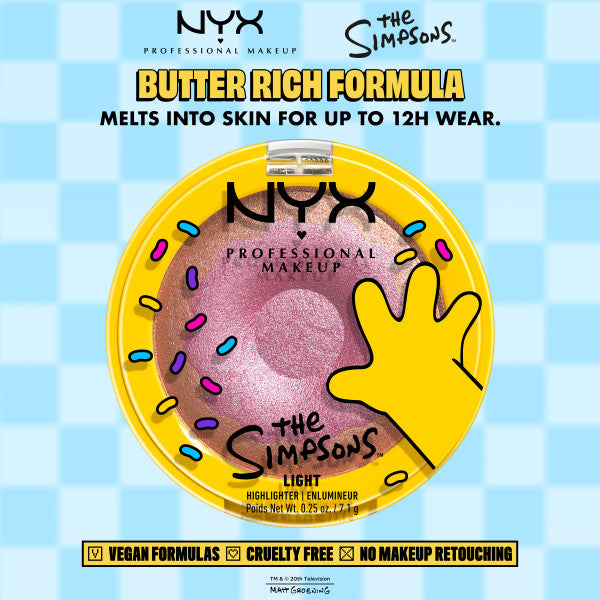 NYX Professional MakeUp Homer Simpson Donut rozświetlacz do twarzy 7.1g