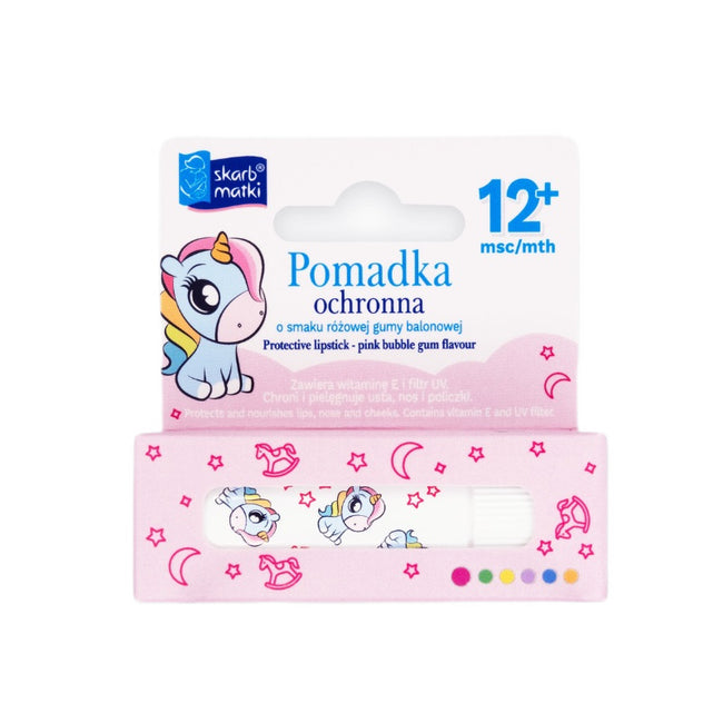 Skarb Matki Pomadka ochronna o smaku różowej gumy balonowej 6.5g