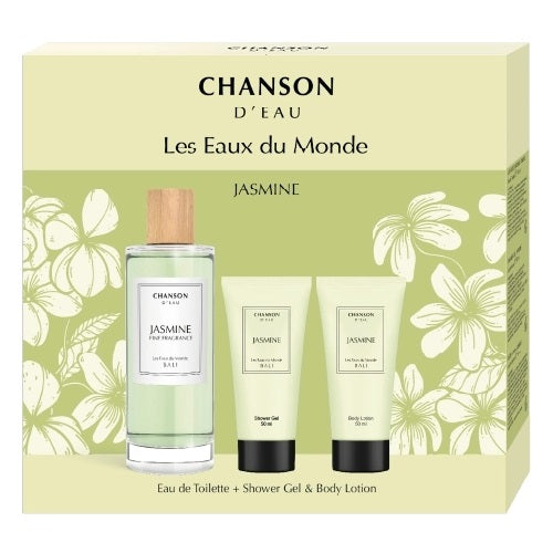 coty chanson d'eau jasmine woda toaletowa 100 ml   zestaw  