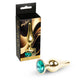 MyLove Butt Plug Collection Jewellery Gold metalowy korek analny Green