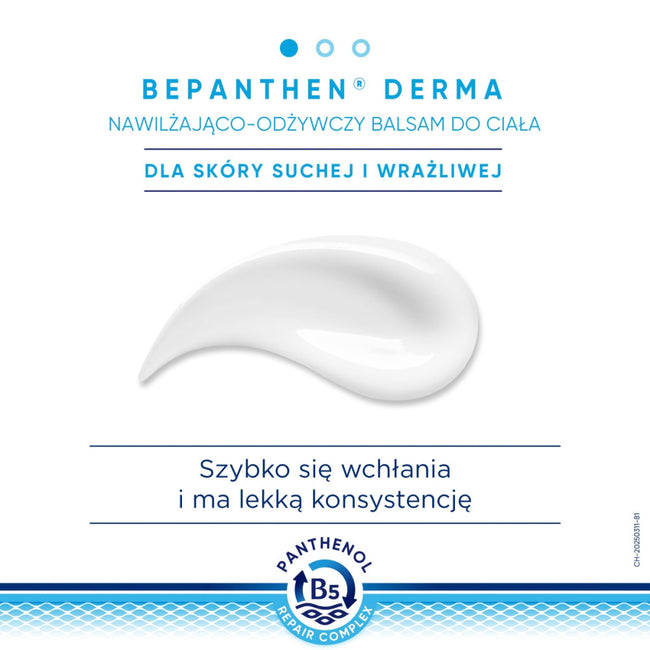 Bepanthen Derma nawilżająco-odżywczy balsam do ciała 200ml