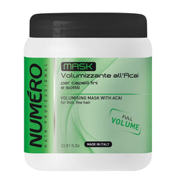 NUMERO Volumising Mask With Acai maska do włosów nadająca objętość z jagodami acai 1000ml
