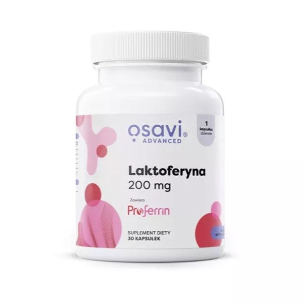 Osavi Laktoferyna 200mg suplement diety 30 kapsułek