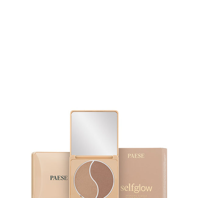Paese Self Glow Bronzing Powder prasowany puder brązujący