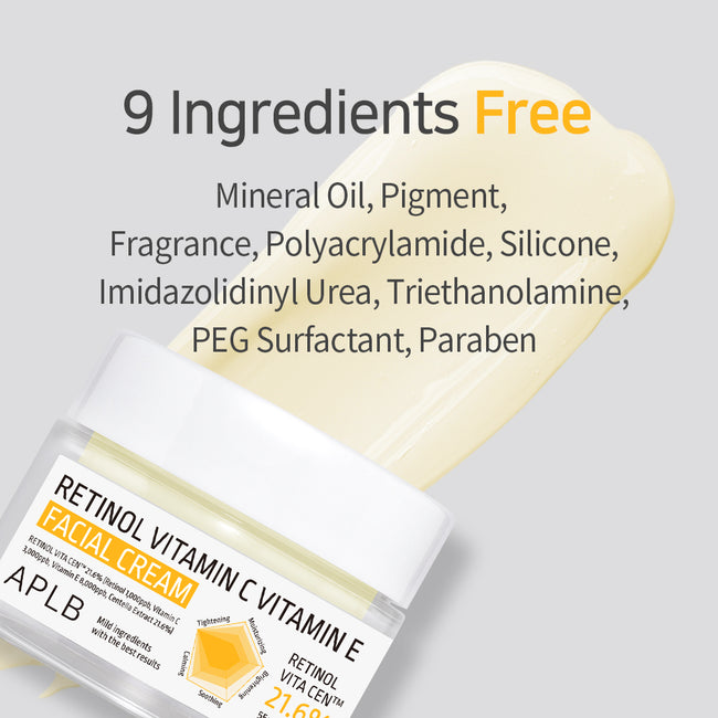 APLB Retinol Vitamin C Vitamin E Facial Cream rozświetlający krem do twarzy 55ml