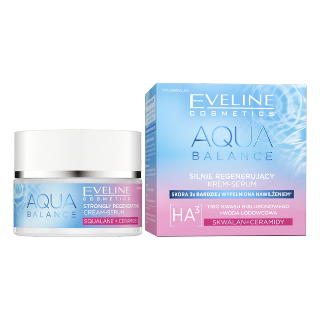 Eveline Cosmetics Aqua Balance silnie regenerujący krem-serum 50ml
