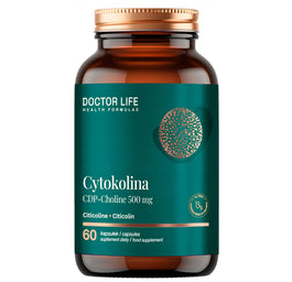 Doctor Life Cytykolina CDP-Choline 500mg suplement diety 60 kapsułek